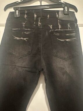 RtA Men's Black Distressed Jeans